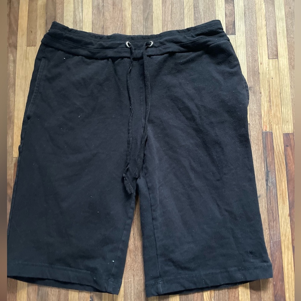 Black long shorts